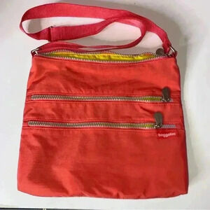 Baggallini crossbody bag Orange Coral Red Adjustable Strap